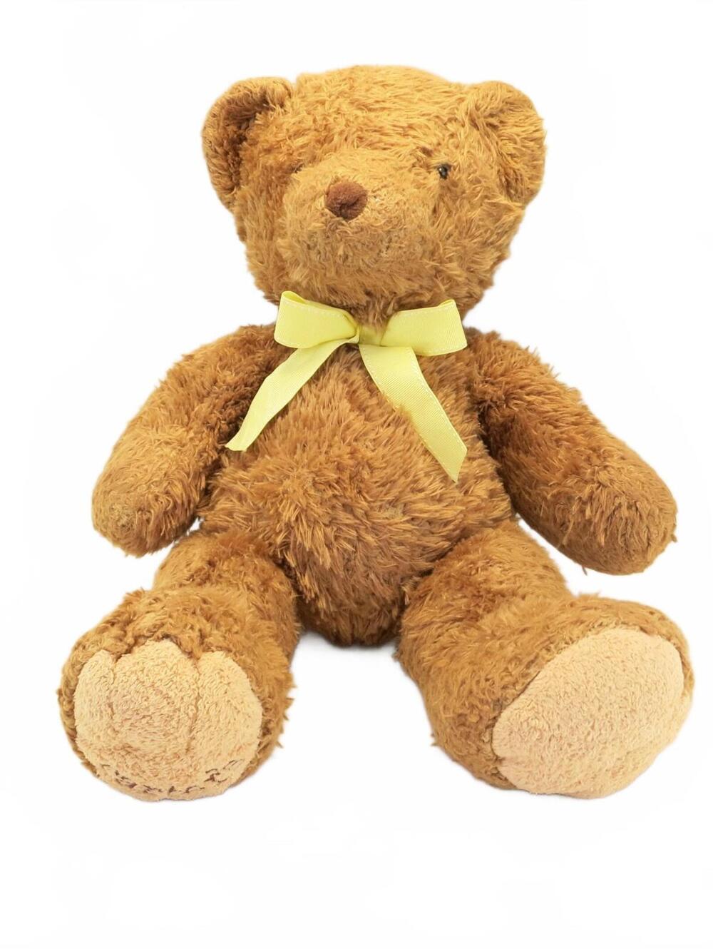 Vintage Carter's Brown Plush Teddy Bear 17"